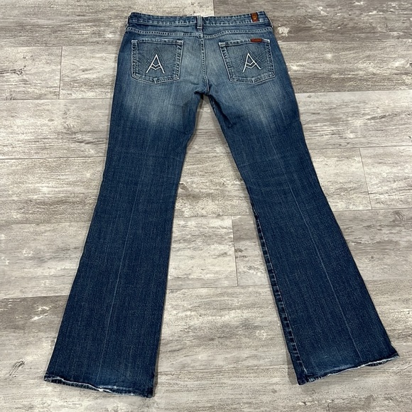 7 for All Mankind A-Pocket Boot Cut Jeans - Picture 6 of 11